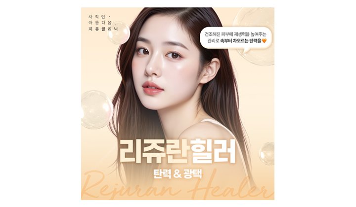 쌀쌀해진 계절 피부관리, 리쥬란힐러가 해답입니다